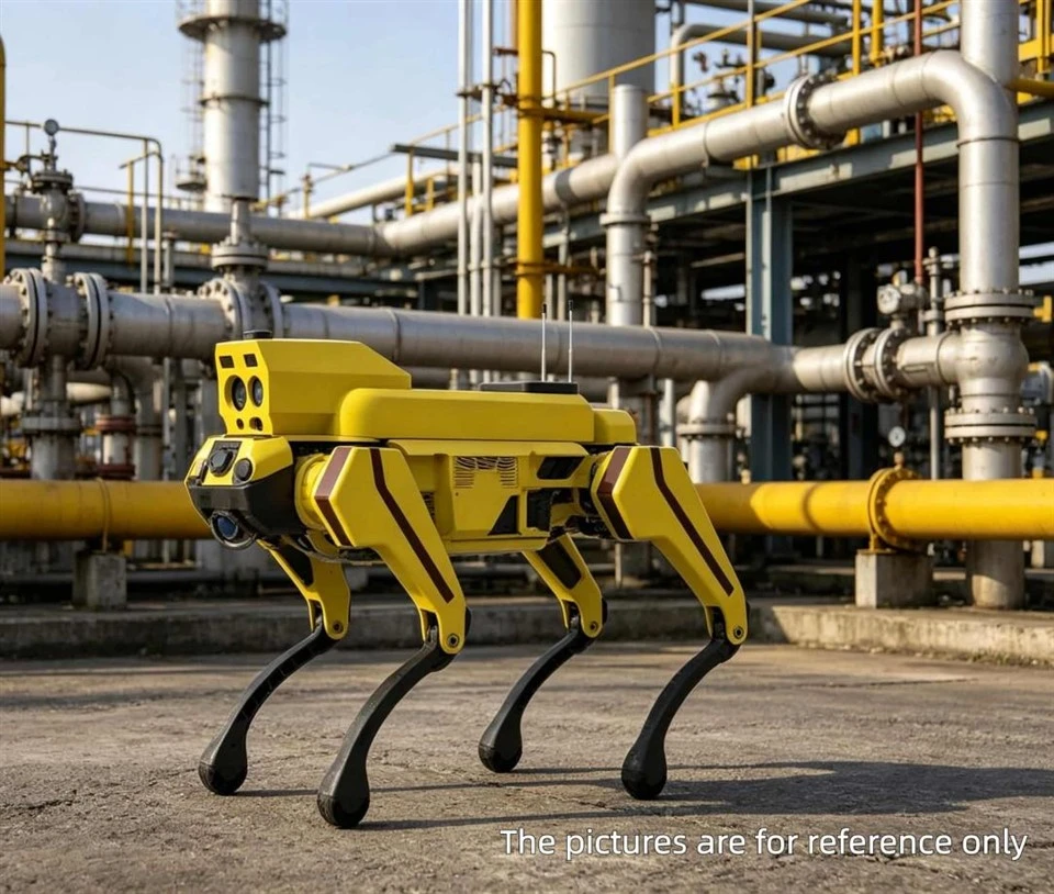 Robotic Dog For Oil & Gas Industry Applications